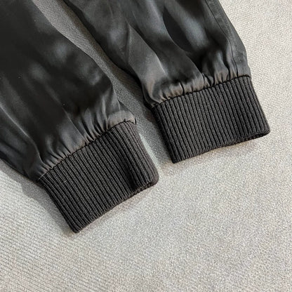 Saint Laurent Black Teddy Bomber Jacket