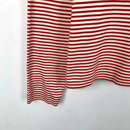 Celine Striped Cotton Long Sleeve Sweatshirt