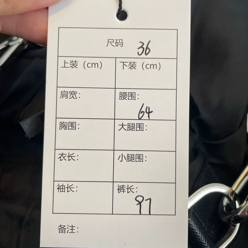 Prada Nylon Strap Pants Size 36