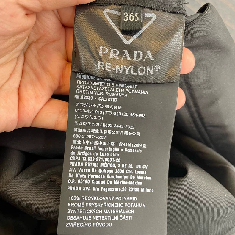 Prada Nylon Strap Pants Size 36