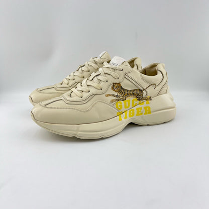 Gucci Rhyton Tiger Leather Sneakers for Men 0079
