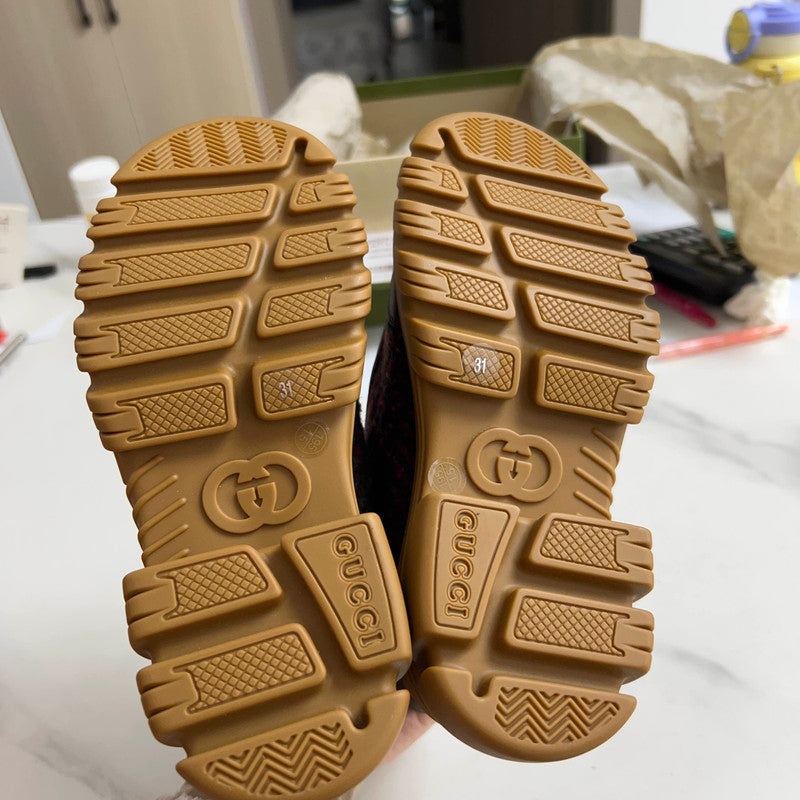 Gucci Stylish Brown Kids Boots 0079