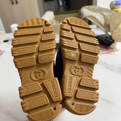 Gucci Stylish Brown Kids Boots 0079