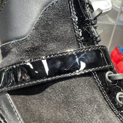 Louis Vuitton Black Monogram Mid-Calf Martin Boots 0079