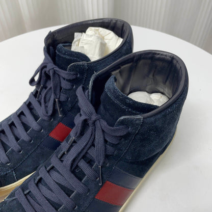 Gucci Suede High-Top Sneakers for Men 0079