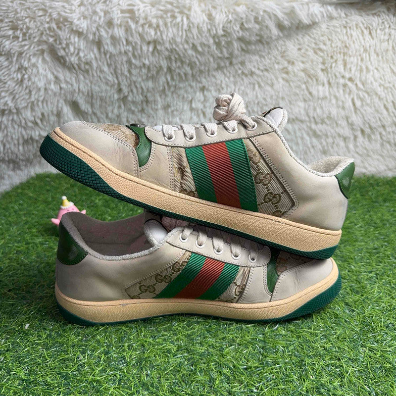 Gucci Screener Vintage Lace-Up Sneakers 0079