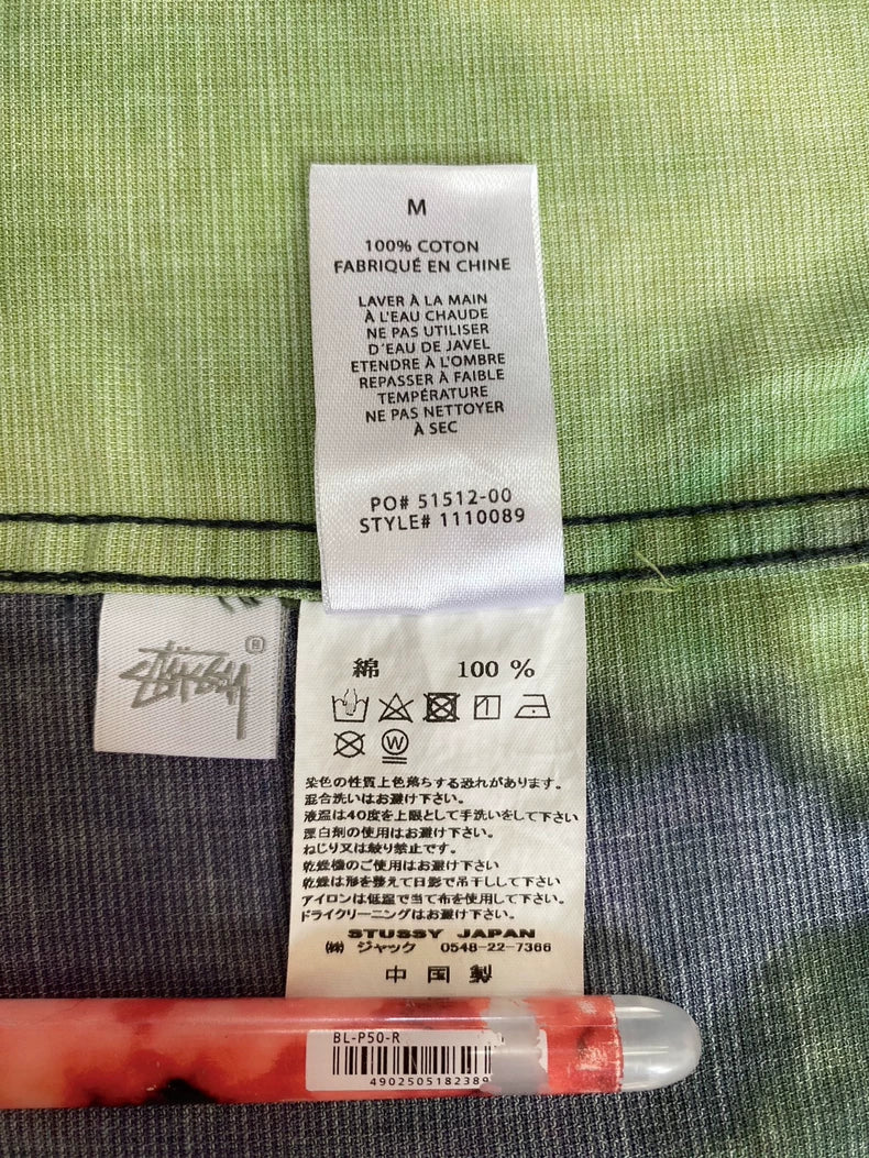 Stussy Tie-Dye Long Sleeve Shirt-zp