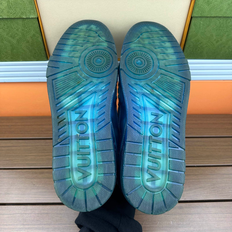 Louis Vuitton Blue Leather Low-Top Sneakers 0079