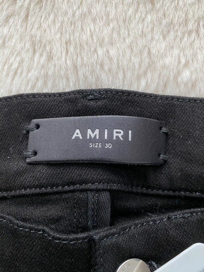 Amiri Black Paisley Mx2 Denim Pants