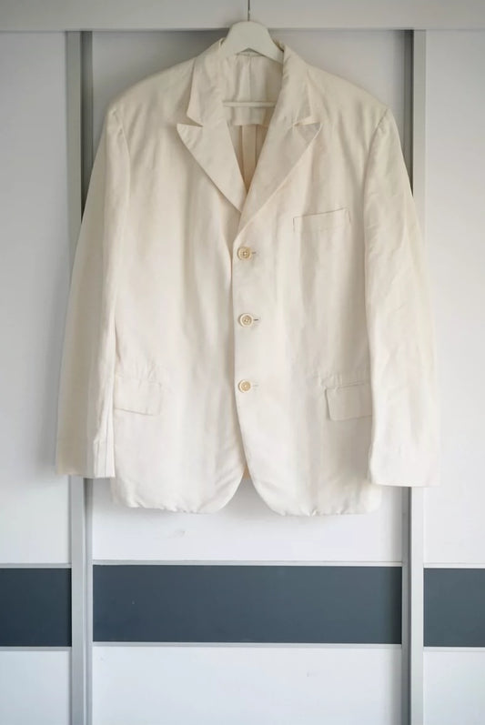 Elegant Archive White Blazer from Yohji Yamamoto