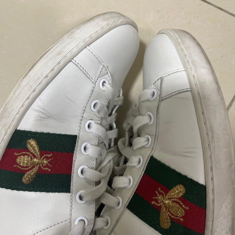 Gucci ACE Leather Bee Fashion Sneakers 0079