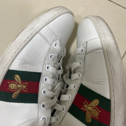 Gucci ACE Leather Bee Fashion Sneakers 0079