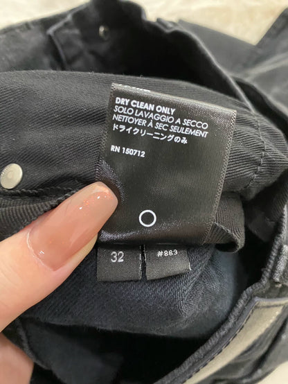 Amiri Black Purple Floral Patchwork Jeans