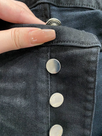 Amiri Black Purple Floral Patchwork Jeans