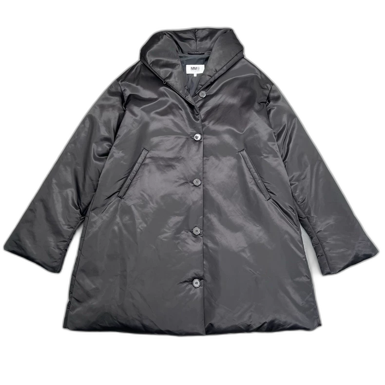 Black Long Puffer Coat from Maison Margiela