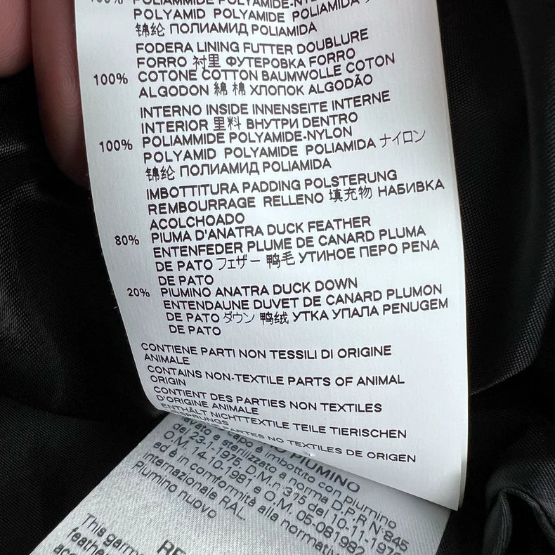 Black Long Puffer Coat from Maison Margiela