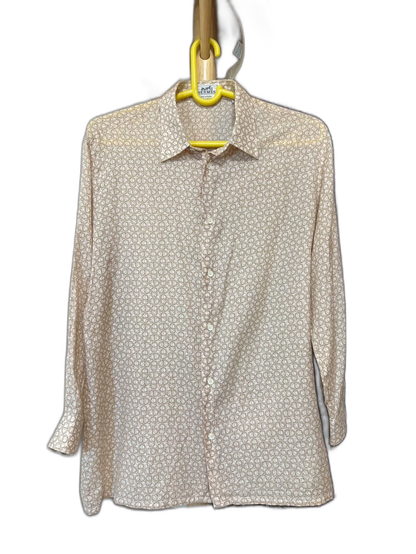 Hermes Silk Cotton Button Up Shirt