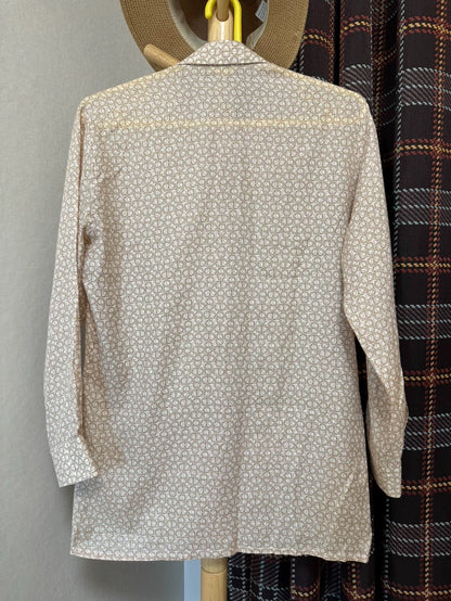 Hermes Silk Cotton Button Up Shirt