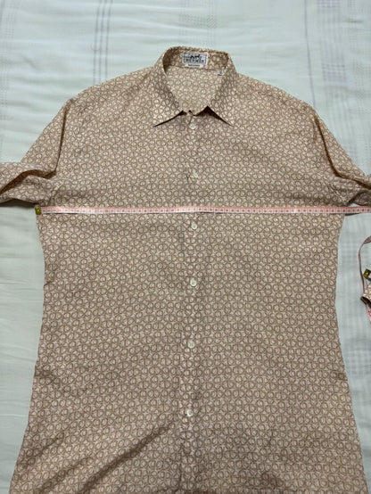Hermes Silk Cotton Button Up Shirt