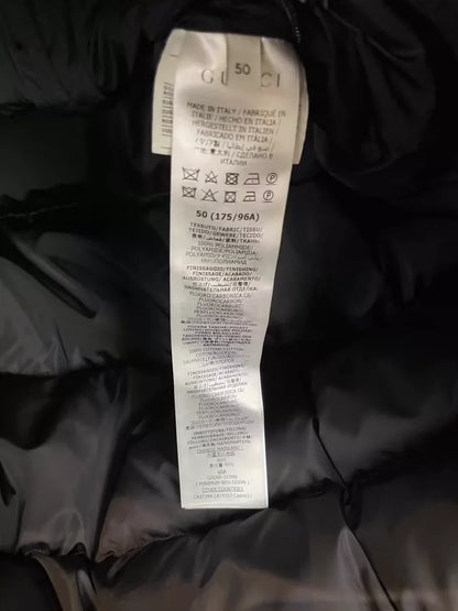 Gucci Reflective Logo Puffer Jacket