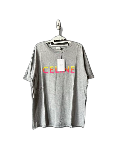 Celine Gray Gradient Short Sleeve T-shirt