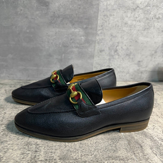 Gucci Leather Loafers for Men in Black 0079