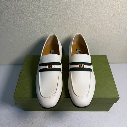 Gucci Interlocking Leather Slip-On Casual Shoes 0079