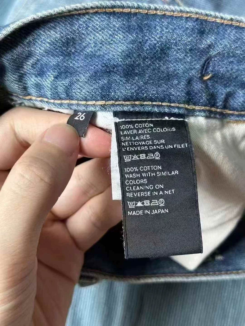 Celine Denim Pants with Flair Leg Design