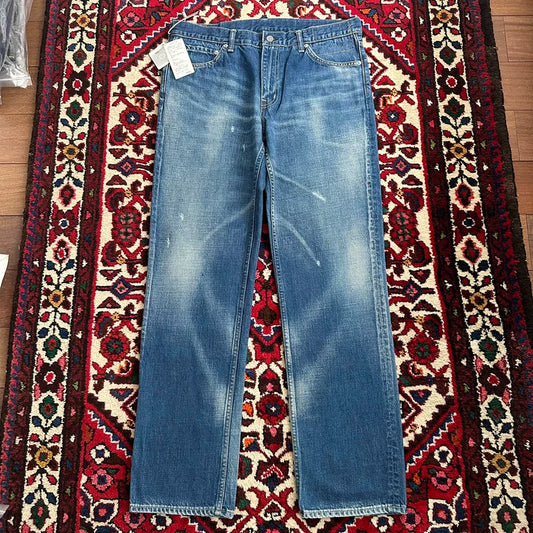 Visvim Early Yellow Mud Wash Denim Pants