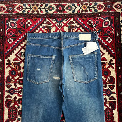 Visvim Early Yellow Mud Wash Denim Pants