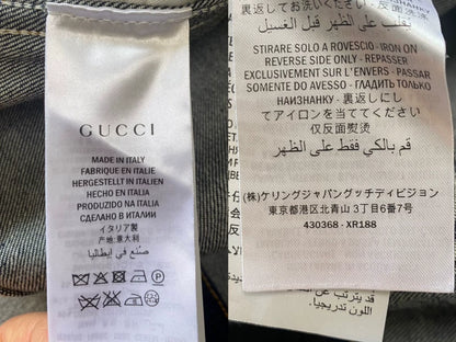 Gucci Men's Striped Denim Pants-zp