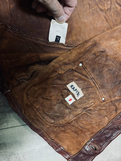 Kapital Vintage Fringe Leather Vest