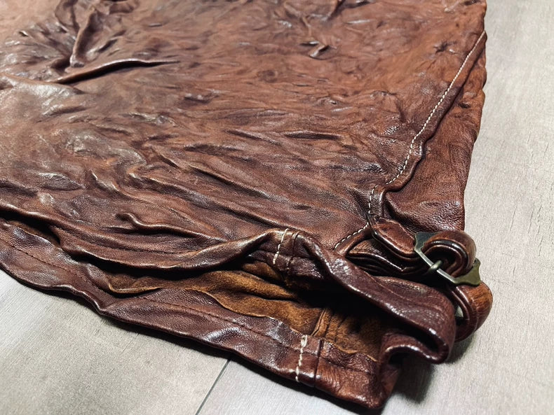 Kapital Vintage Fringe Leather Vest