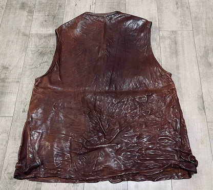 Kapital Vintage Fringe Leather Vest