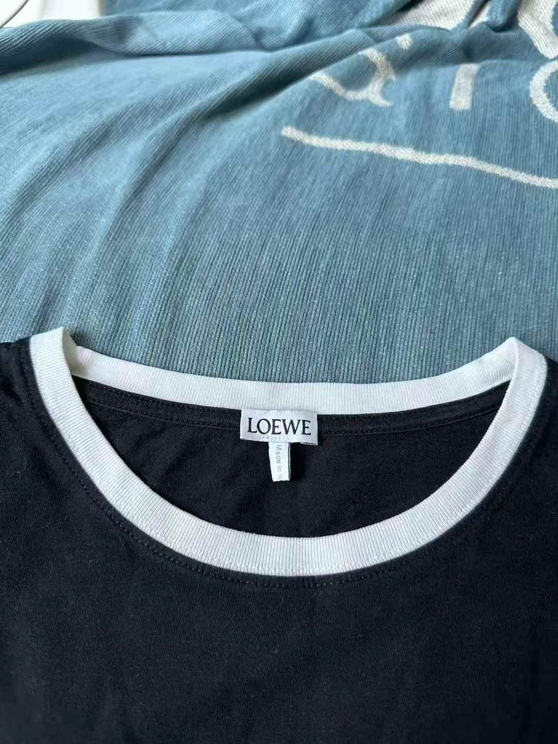 Loewe Black and White Logo T-Shirt