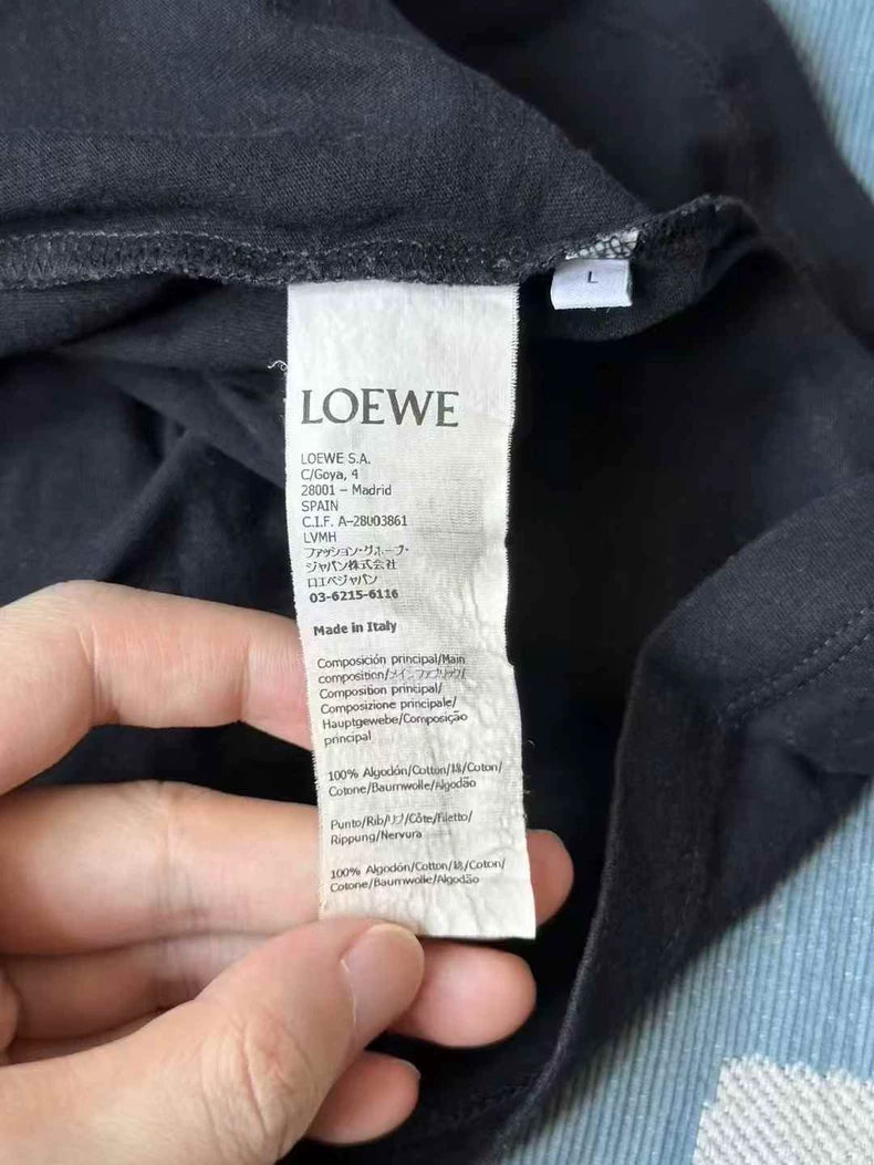 Loewe Black and White Logo T-Shirt