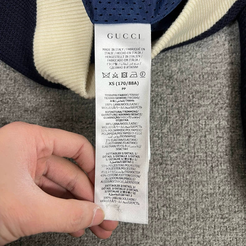 Gucci Logo Embroidered Hooded Jacket