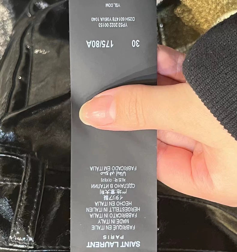 Saint Laurent Black Skinny Casual Pants Size 30