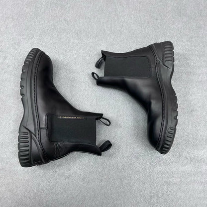 Dior D-Racer Black Chelsea Boots