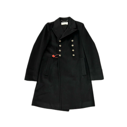 Black Double-Breasted Naval Coat