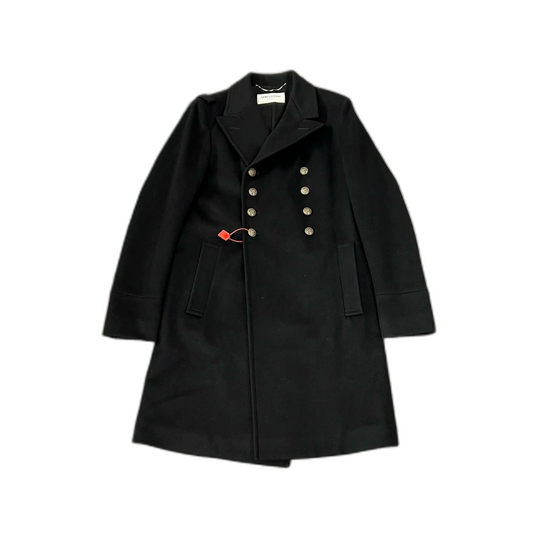 Black Double-Breasted Naval Coat