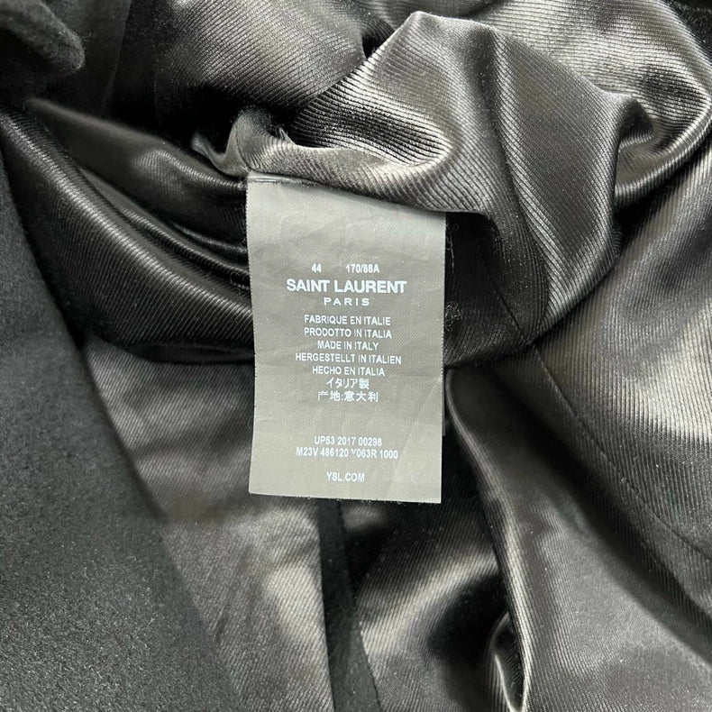 Black Double-Breasted Naval Coat