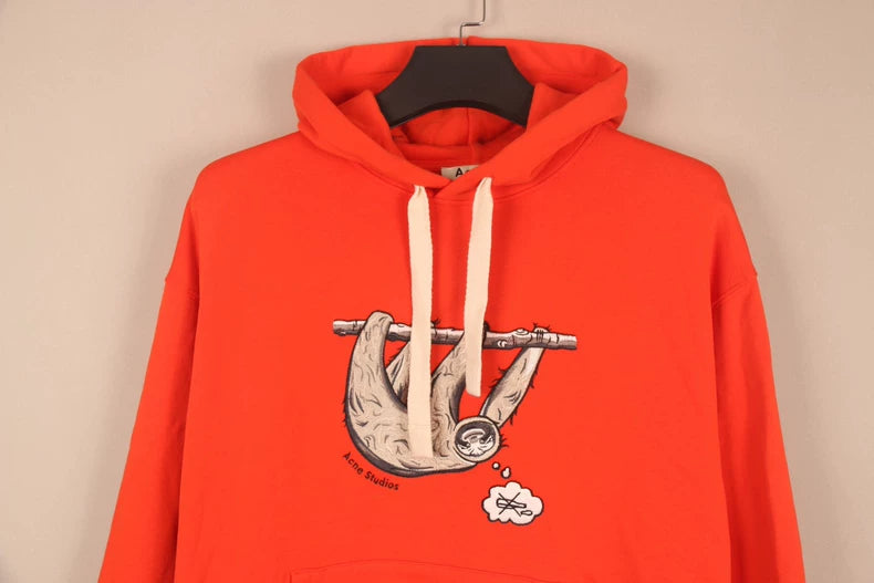 Acne Studios Sloth Embroidery Hoodie