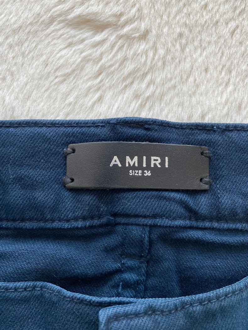 Amiri MX2 Dark Blue Denim Pants
