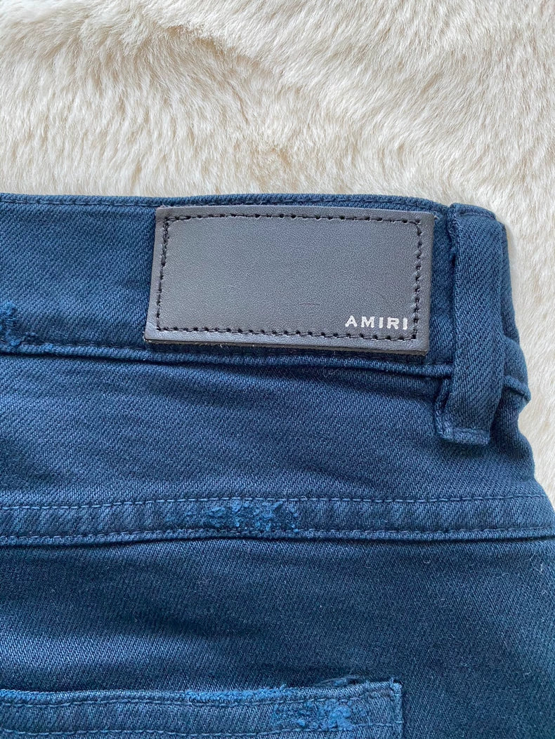 Amiri MX2 Dark Blue Denim Pants