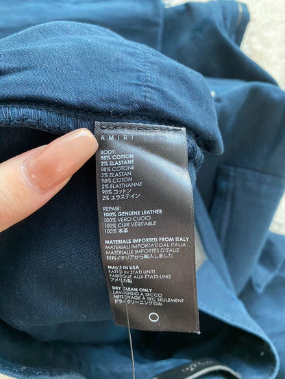 Amiri MX2 Dark Blue Denim Pants