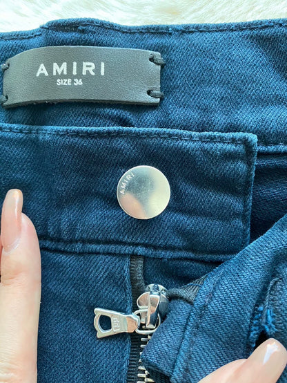 Amiri MX2 Dark Blue Denim Pants