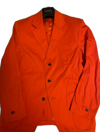 Prada Cotton Casual Suit Jacket in Orange