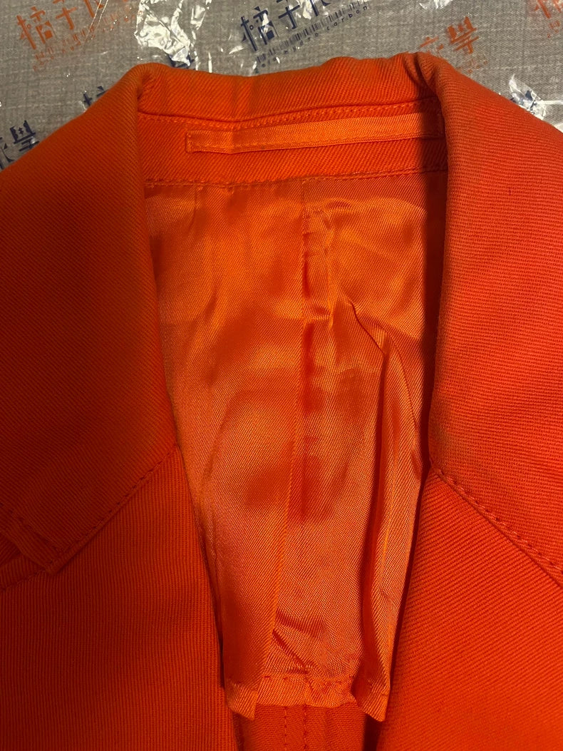 Prada Cotton Casual Suit Jacket in Orange