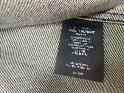 Saint Laurent Denim Jacket XL Size